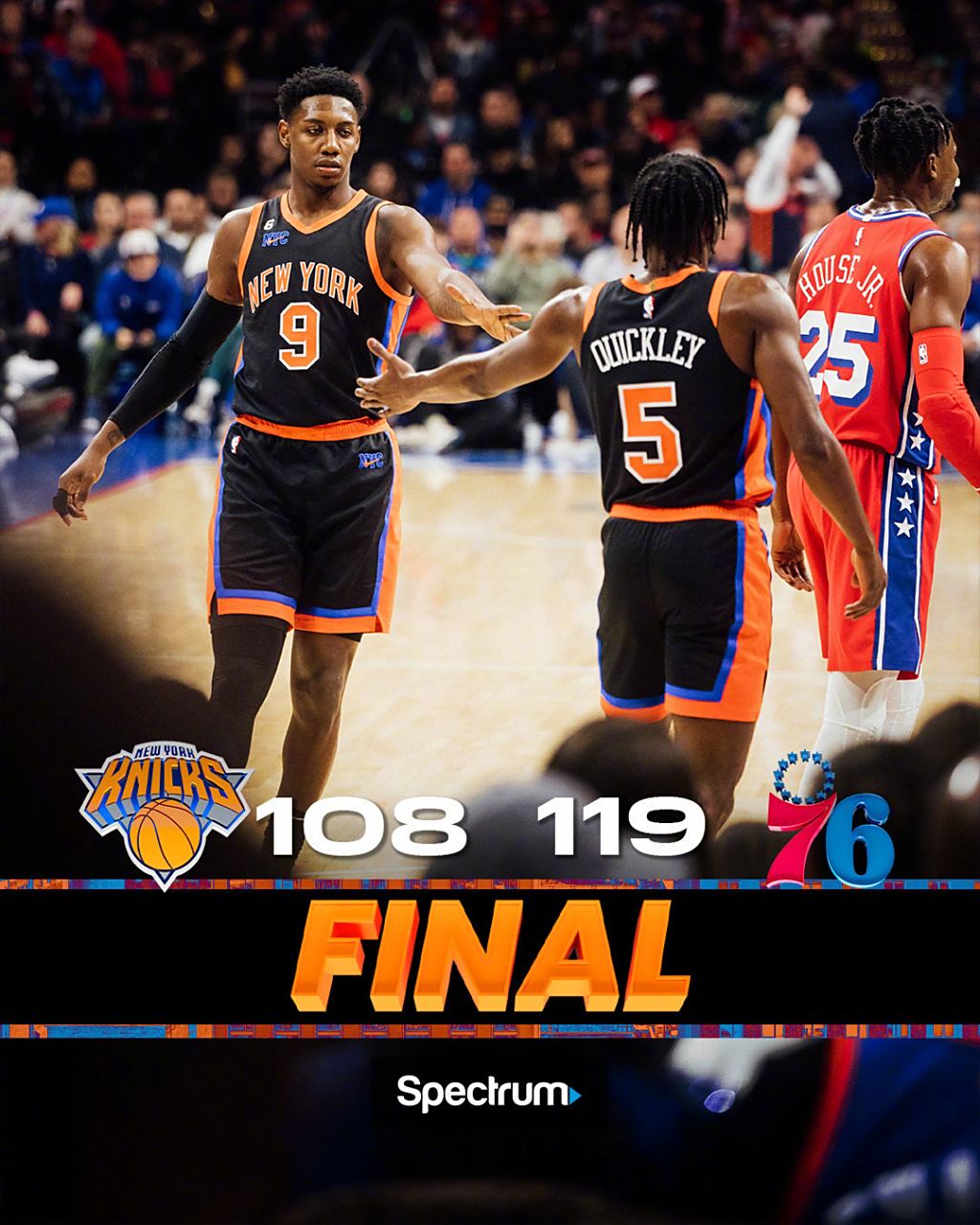 76人主场击败尼克斯，复仇成功